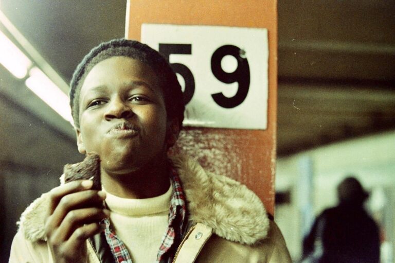 M. Christopher Horton as a boy on the street