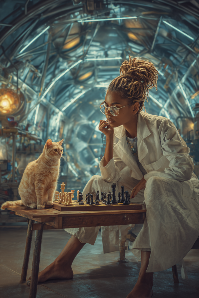 In the Lab w/ Caroline and her Talking Cat — read the story